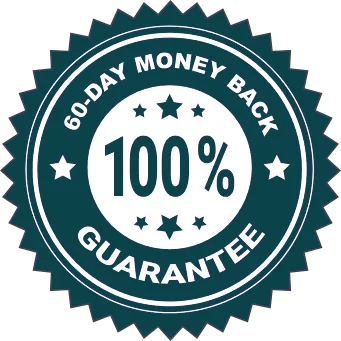 MetaNail 60-day money-back guarantee badge